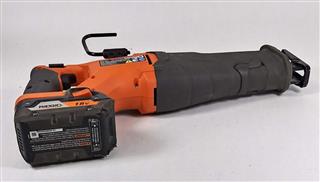 RIDGID 18V Brushless Reciprocating Saw Model# R8647 w/ 4.0Ah Battery